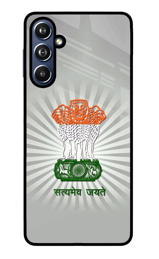 Satyamev Jayate Art Samsung F54 5G Glass Case