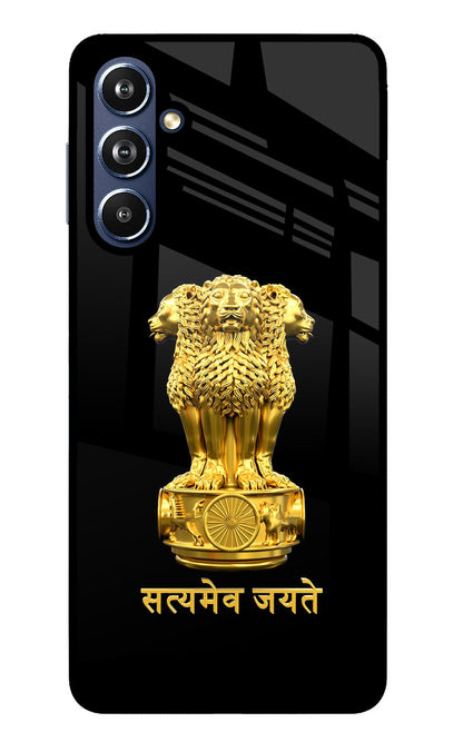Satyamev Jayate Golden Samsung F54 5G Back Cover
