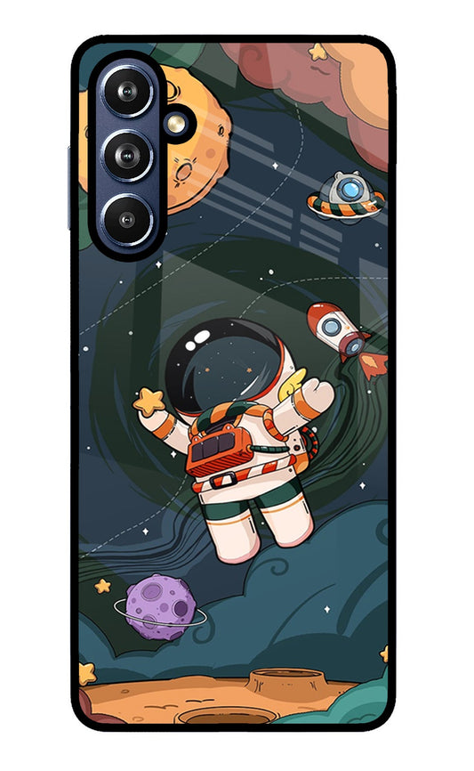 Cartoon Astronaut Samsung F54 5G Back Cover