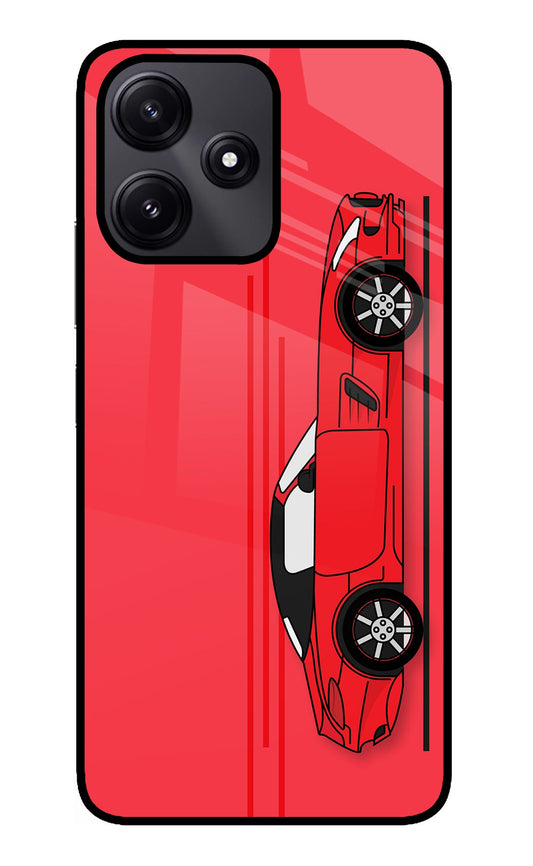 Red Velocity Poco M6 Pro 5G Glass Case