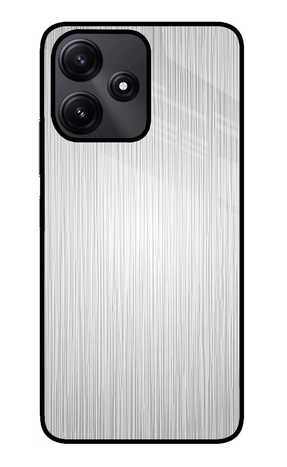 Wooden Grey Texture Redmi 12 5G Glass Case