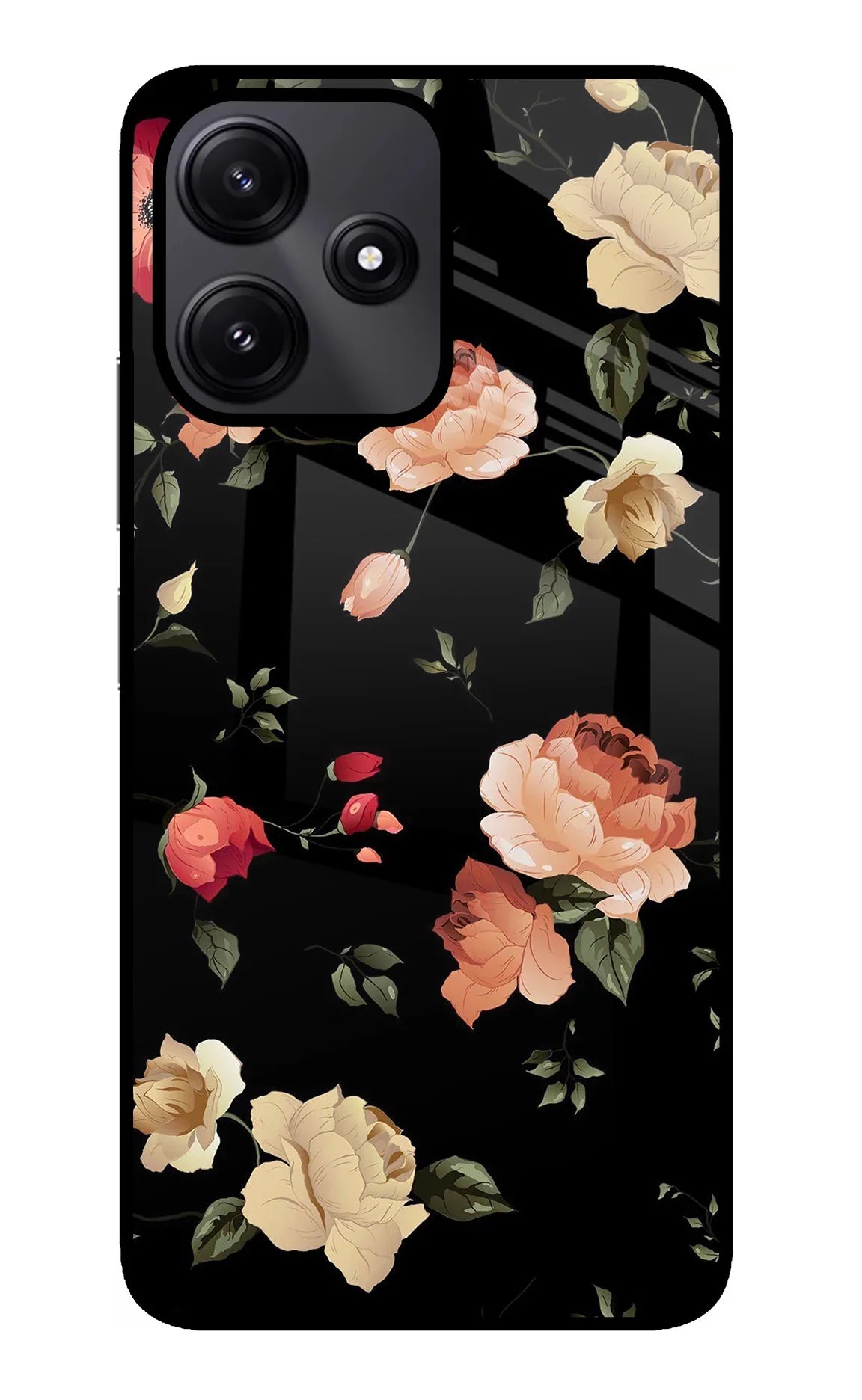 Flowers Redmi 12 5G Back Cover