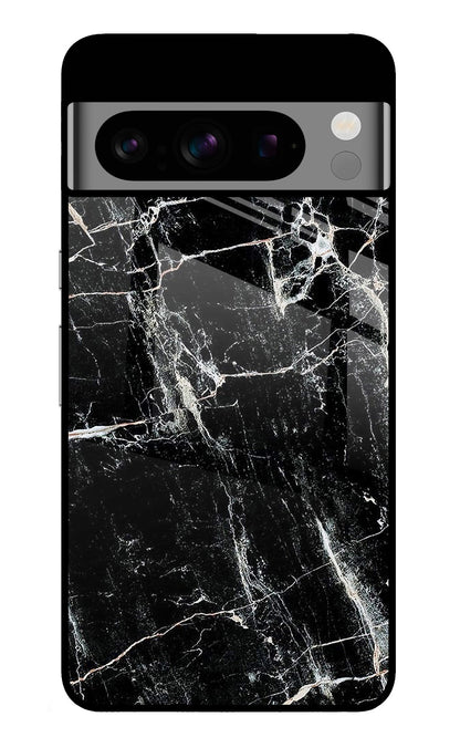 Black Marble Texture Google Pixel 8 Pro Back Cover