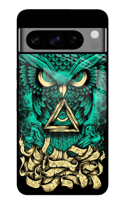 Green Owl Google Pixel 8 Pro Back Cover