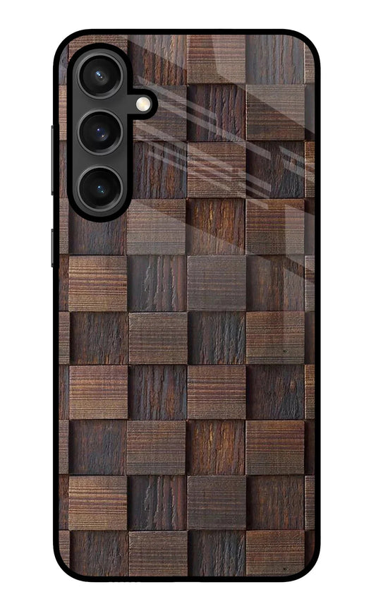 Wooden Cube Design Samsung S23 FE 5G Back Cover