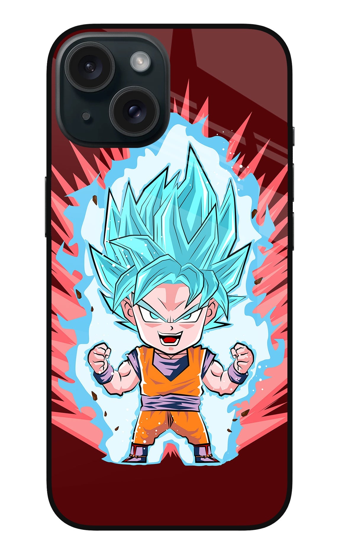 Goku Little iPhone 15 Back Cover