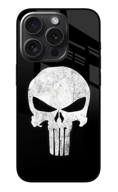 Punisher Skull iPhone 15 Pro Back Cover