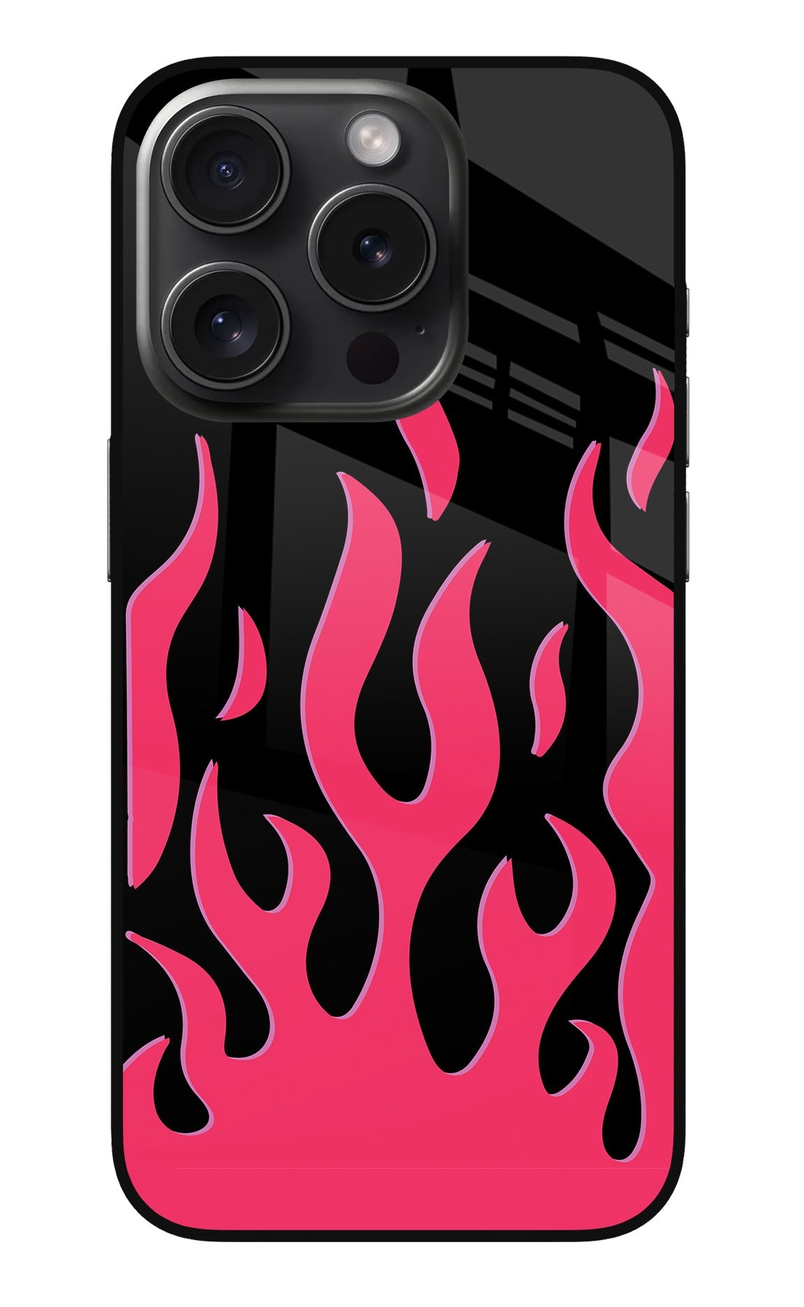 Fire Flames iPhone 15 Pro Back Cover