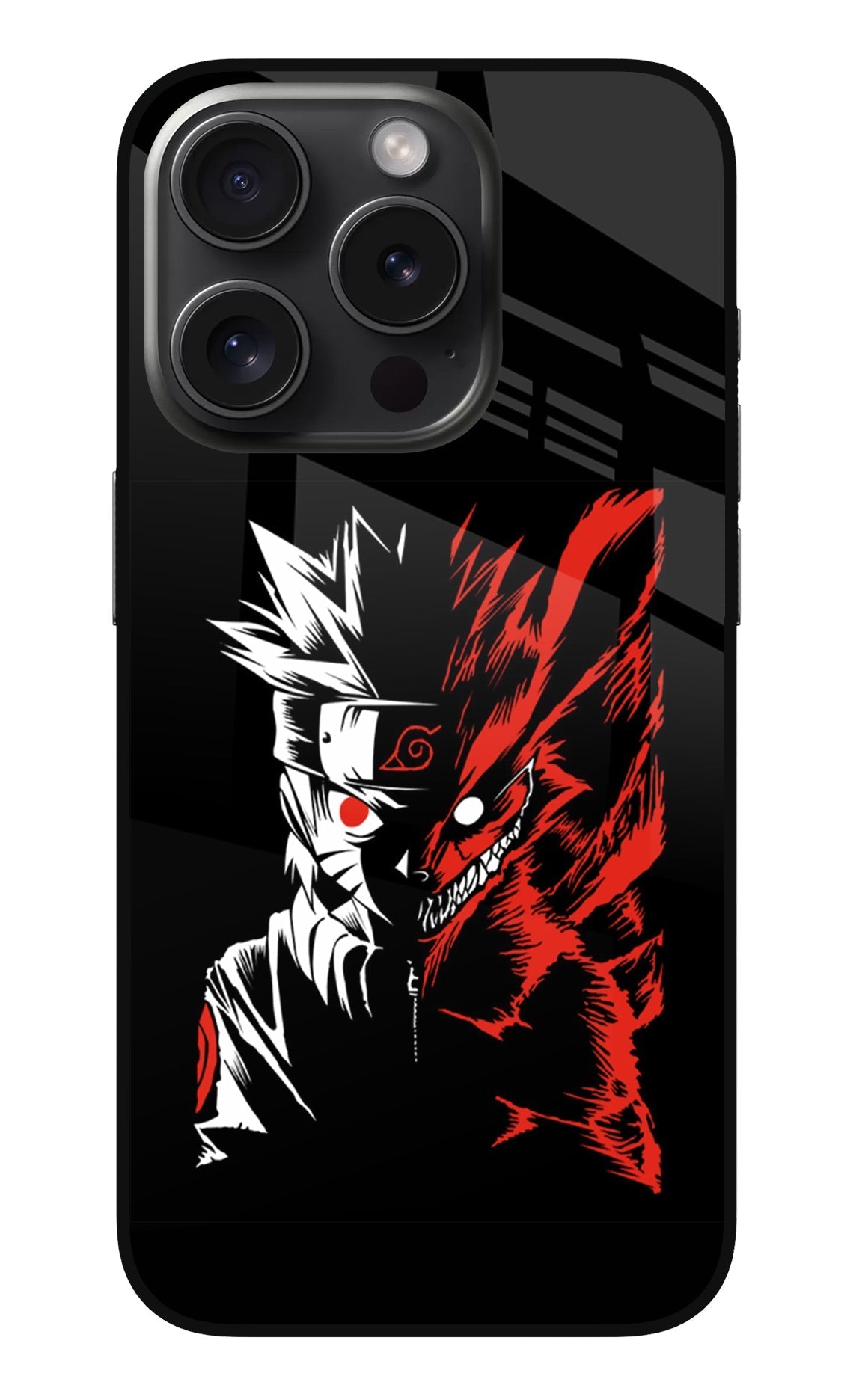 Naruto Two Face iPhone 15 Pro Max Glass Case