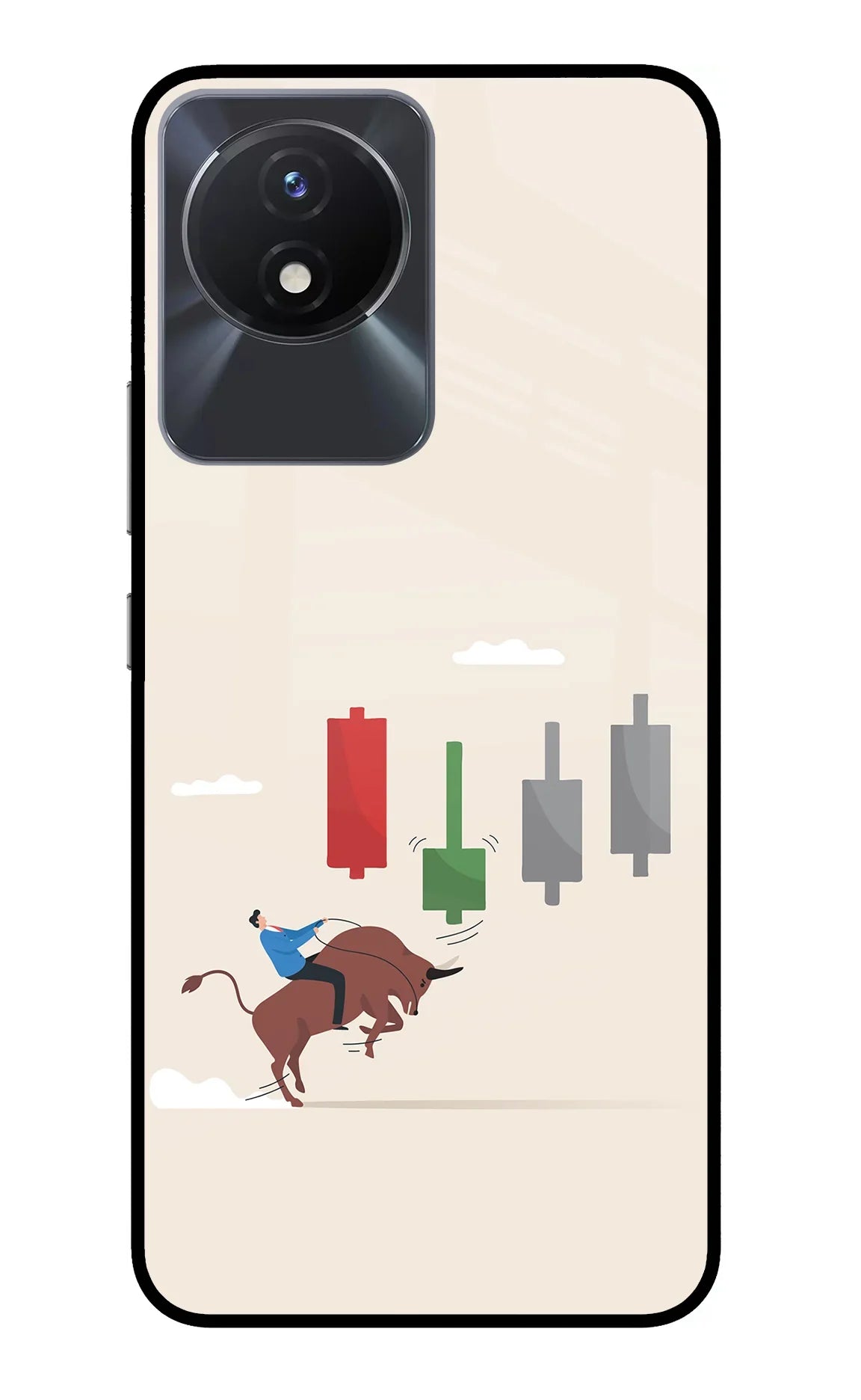 Bull Trading Momentum Vivo Y02/Y02T Glass Case