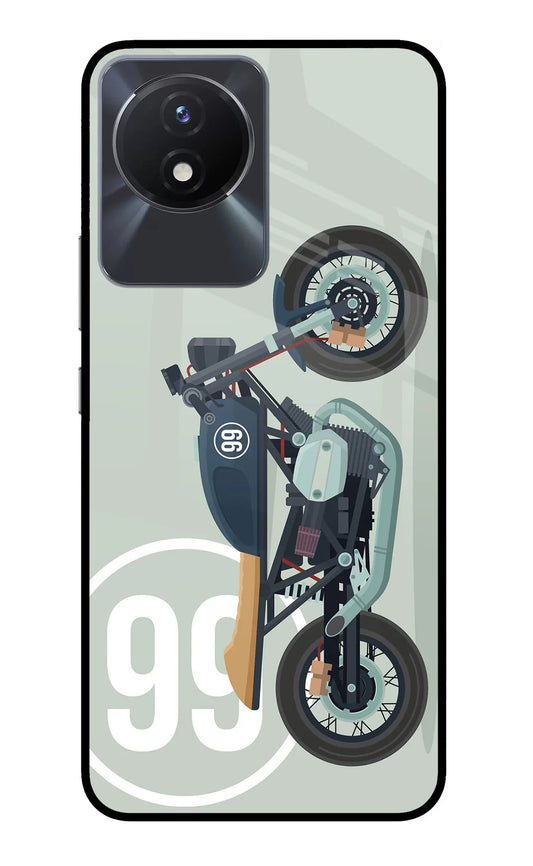 Classic Cafe Racer 99 Vivo Y02/Y02T Glass Case