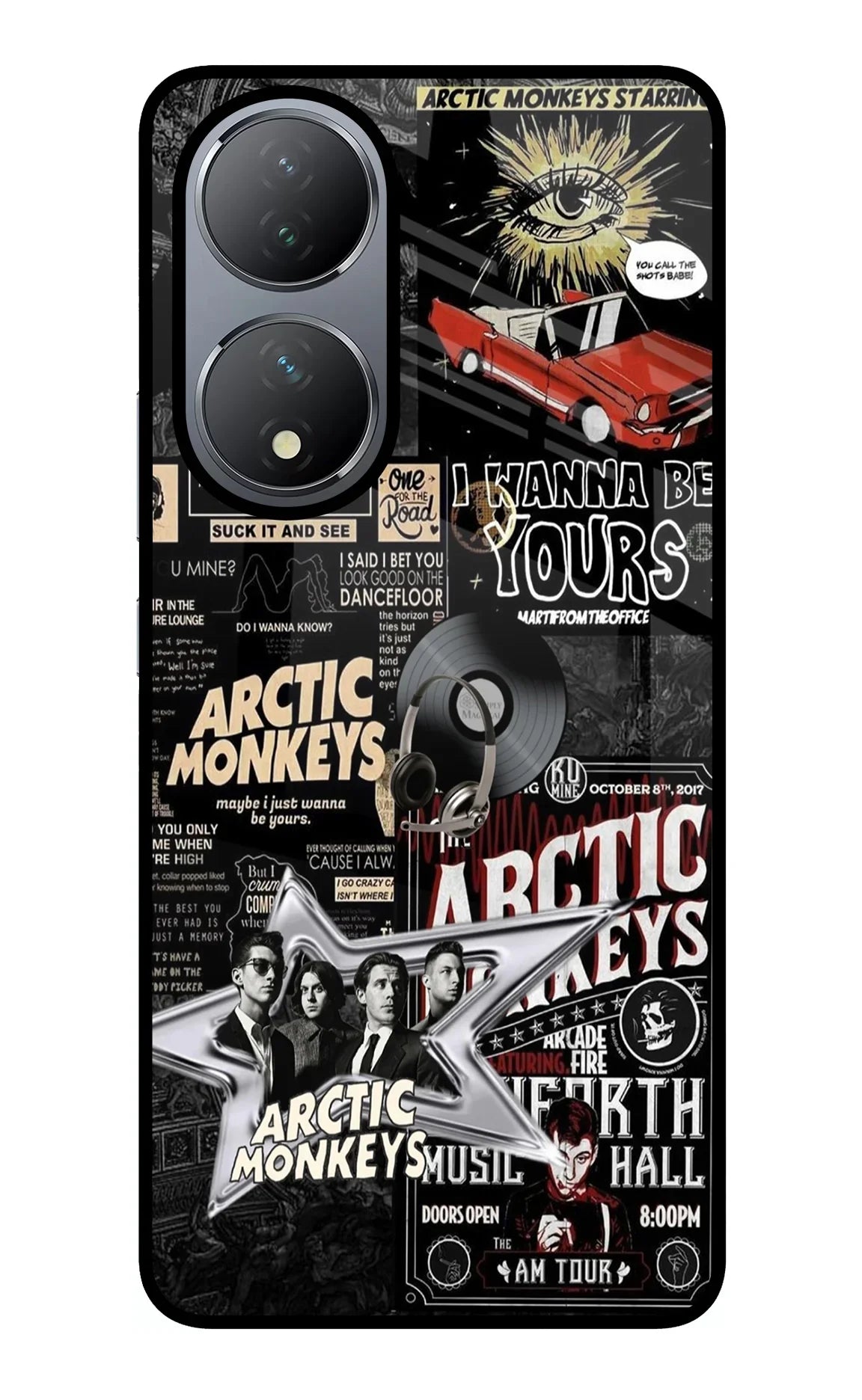 Arctic Monkeys Vivo Y100 Glass Case