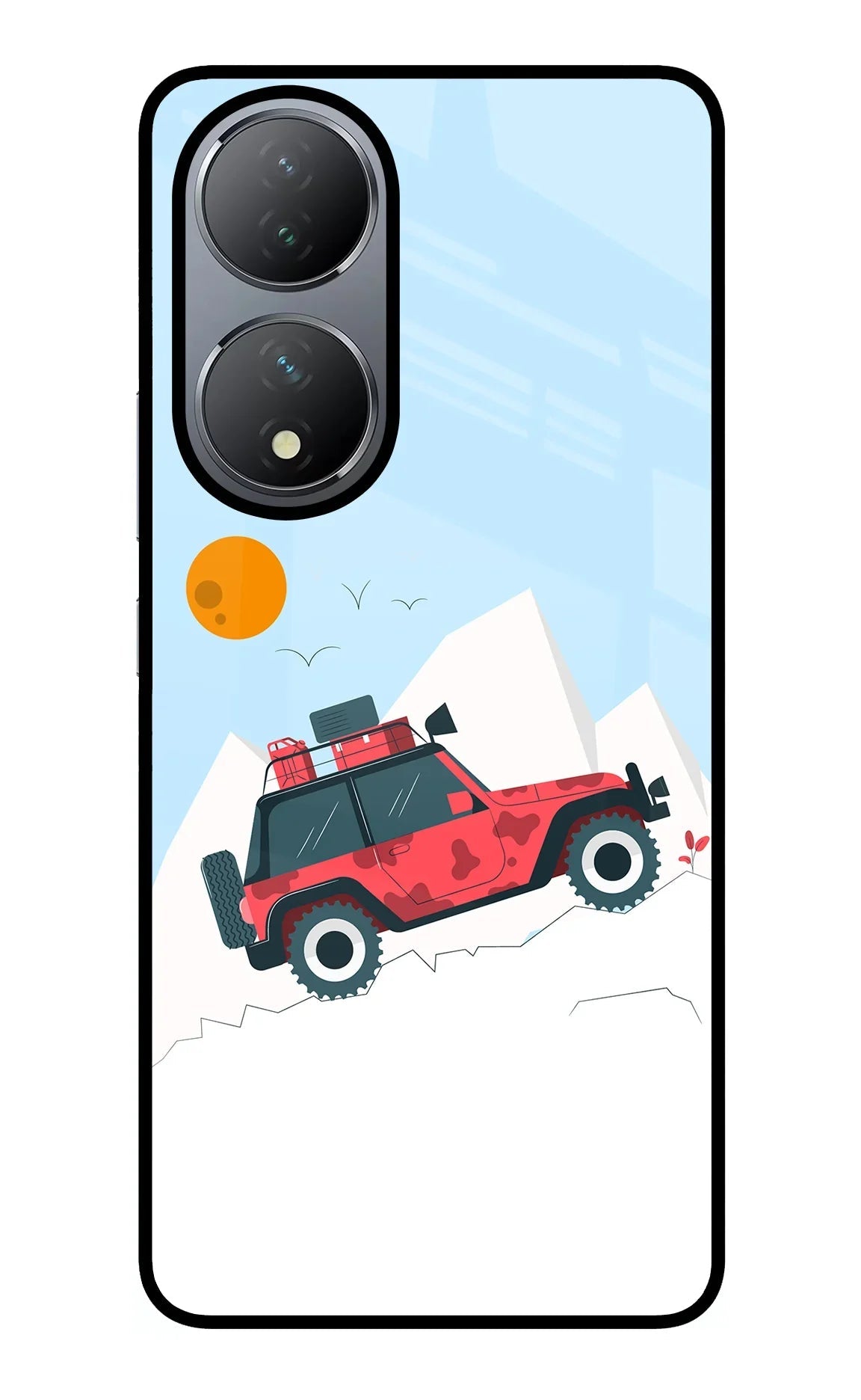 Mountain Trail Beast Vivo Y100 Glass Case