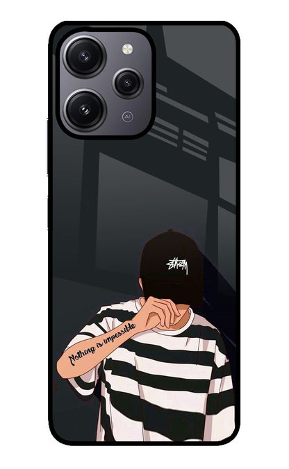 Aesthetic Boy Redmi 12 4G Back Cover