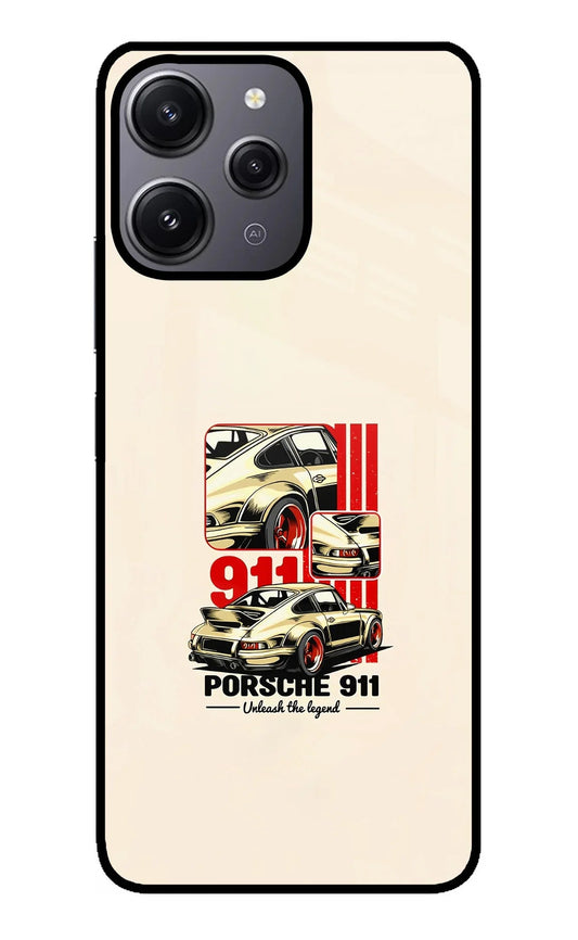 Classic Porsche 911 Redmi 12 4G Glass Case