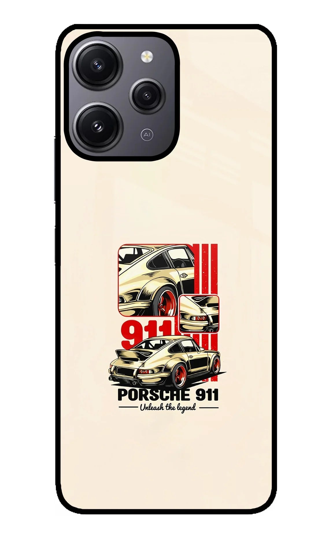 Classic Porsche 911 Redmi 12 4G Back Cover
