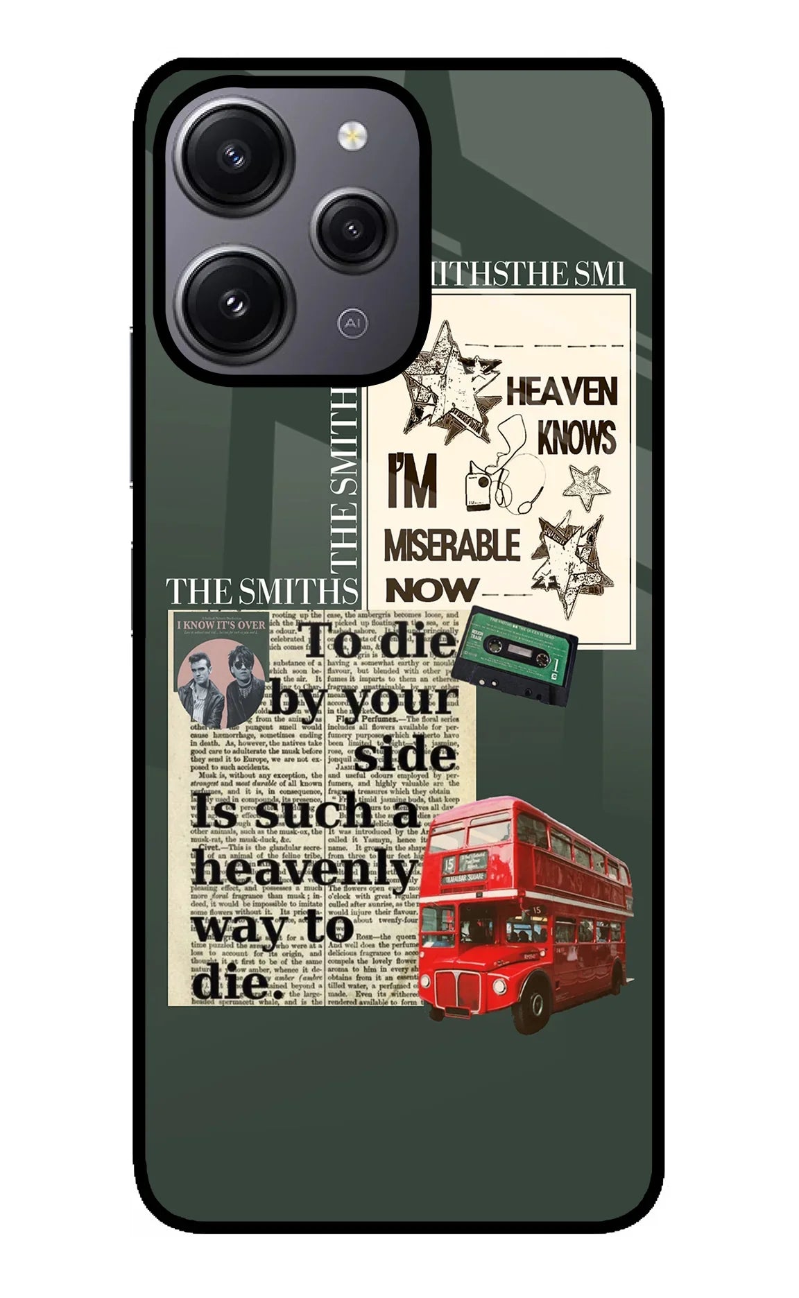 The Smiths Redmi 12 4G Glass Case