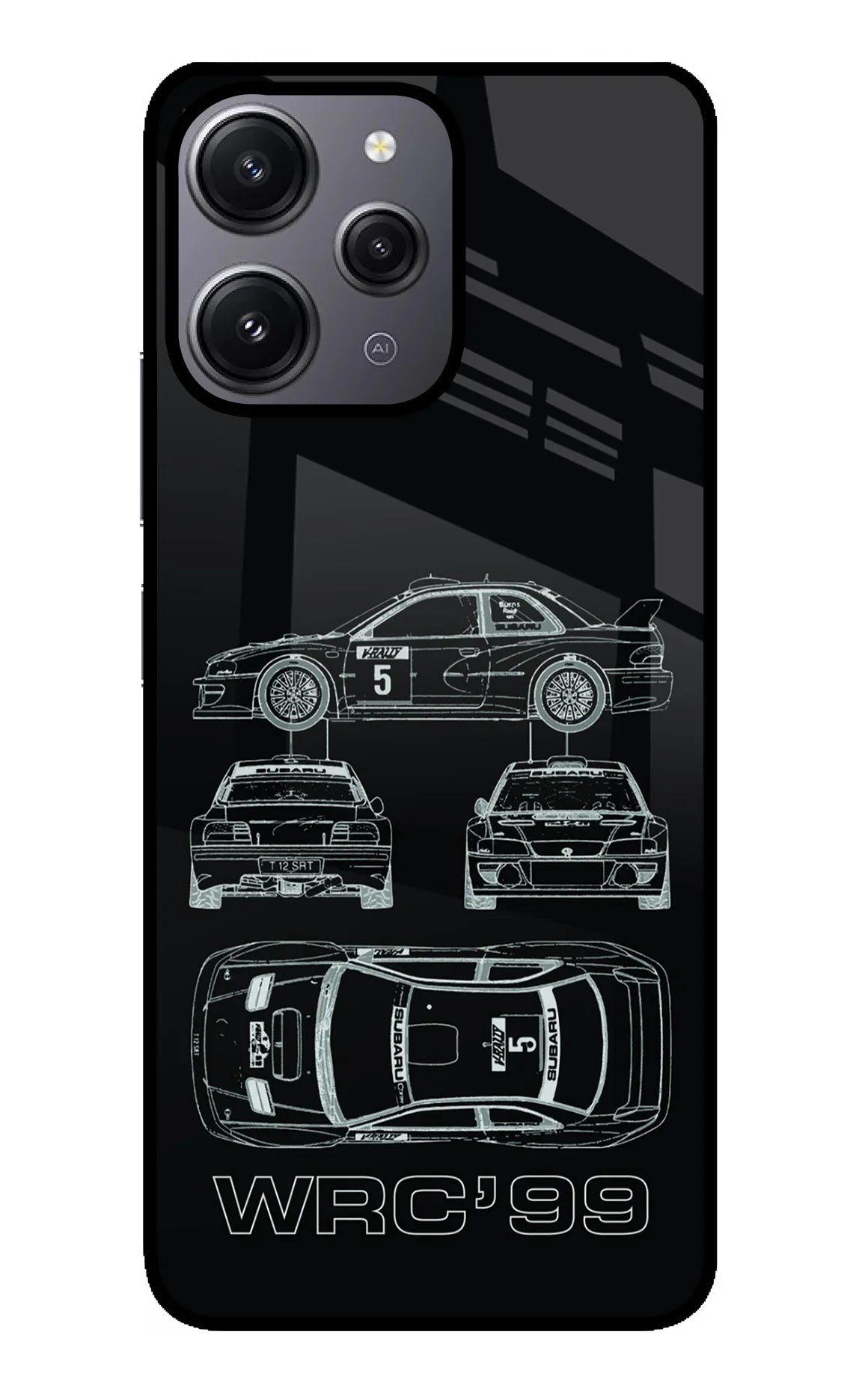 WRC'99 Redmi 12 4G Glass Case