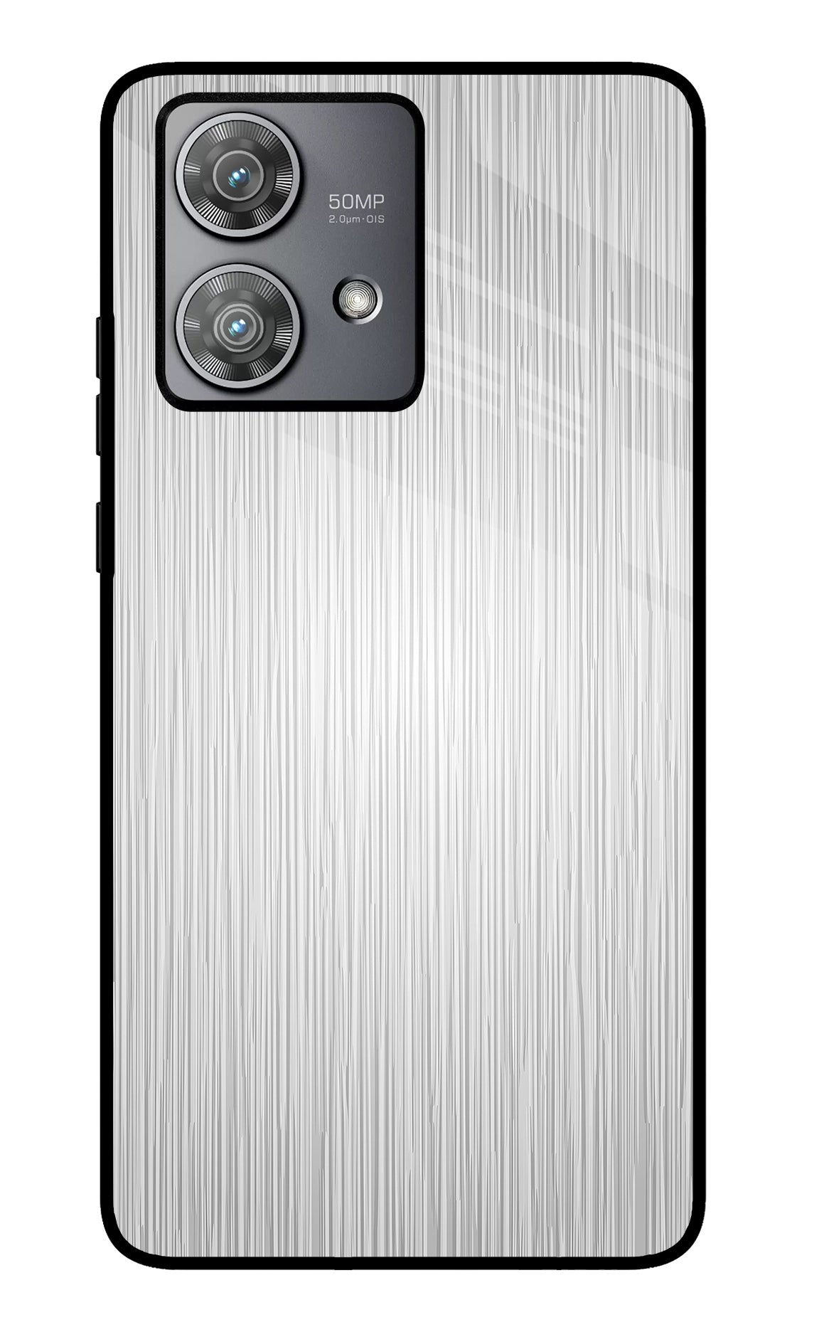 Wooden Grey Texture Moto Edge 40 Neo Back Cover