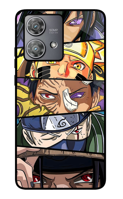 Naruto Character Moto Edge 40 Neo Back Cover