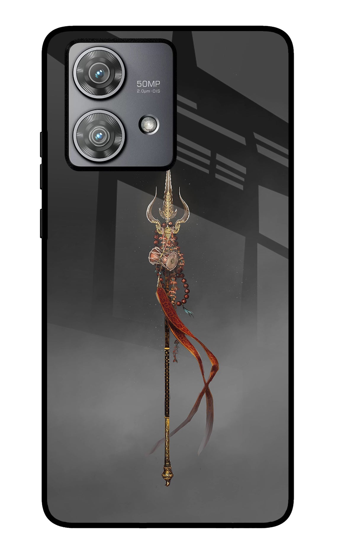 Shiv Trishul Moto Edge 40 Neo Glass Case
