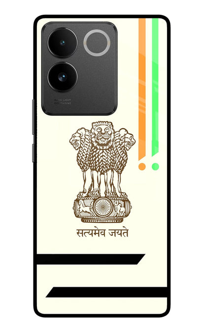 Satyamev Jayate Brown Logo Vivo T2 Pro 5G Back Cover