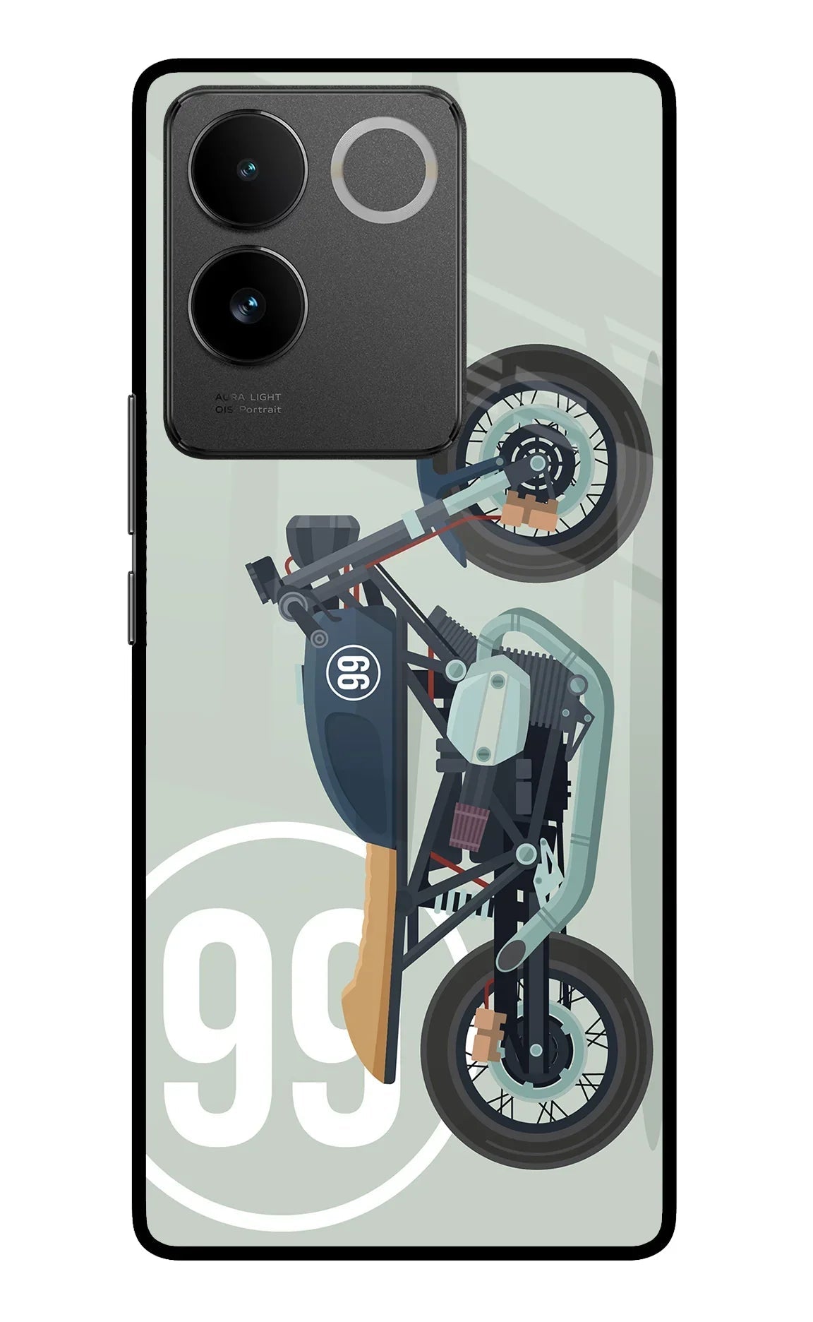 Classic Cafe Racer 99 Vivo T2 Pro 5G Back Cover