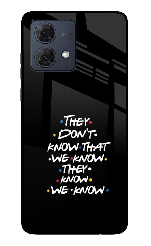 FRIENDS Dialogue Moto G54 5G Back Cover