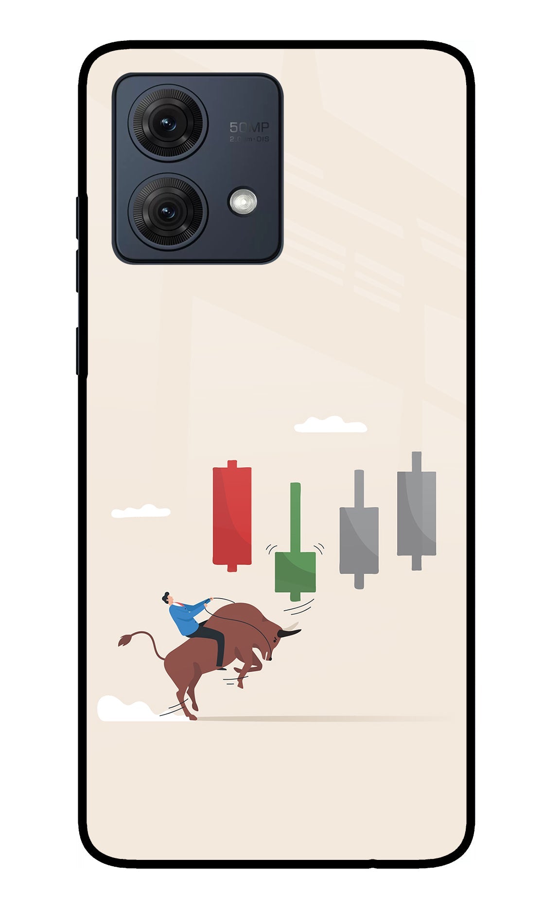 Bull Trading Momentum Moto G54 5G Glass Case