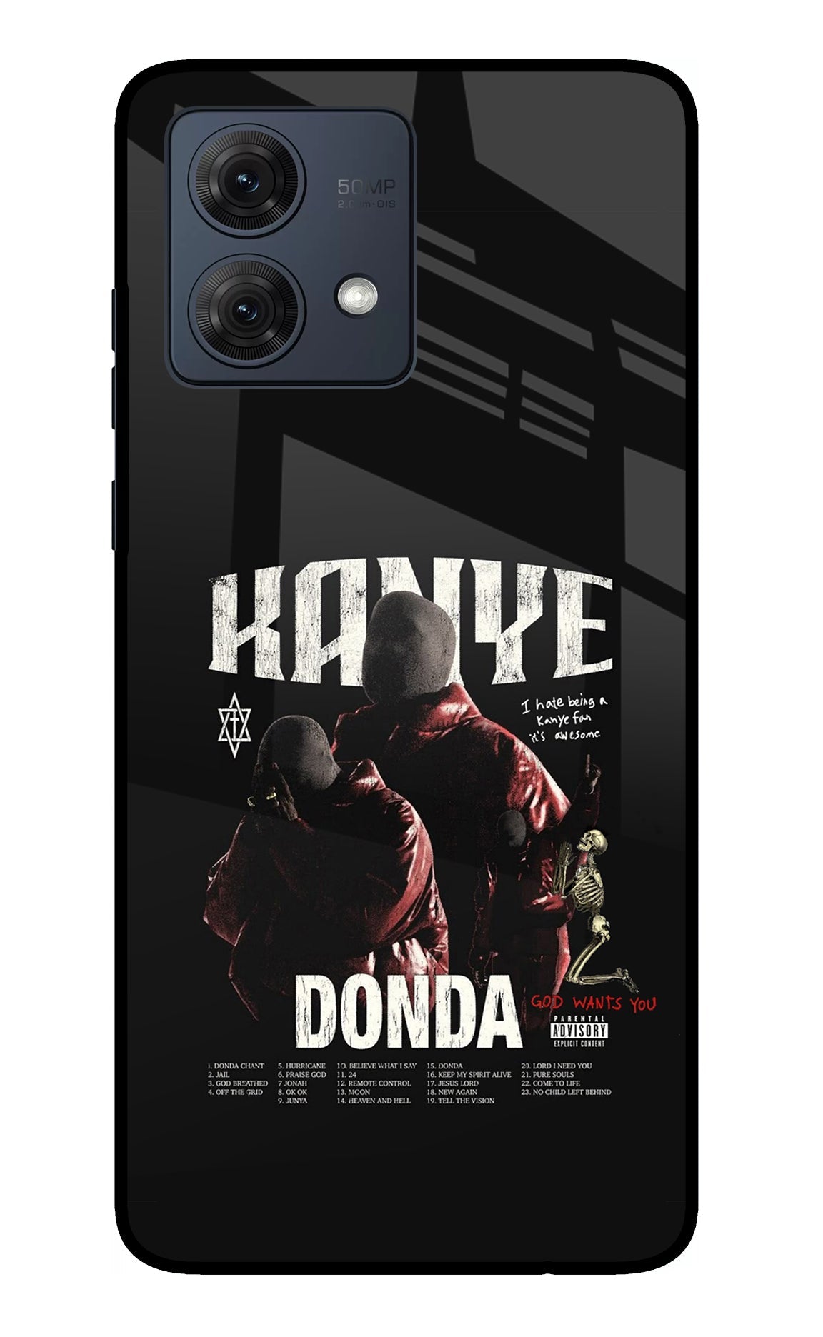 Donda Kanye West Moto G54 5G Glass Case