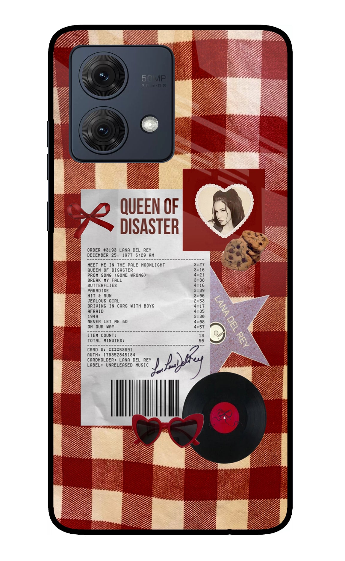 Queen of Disaster Moto G54 5G Glass Case