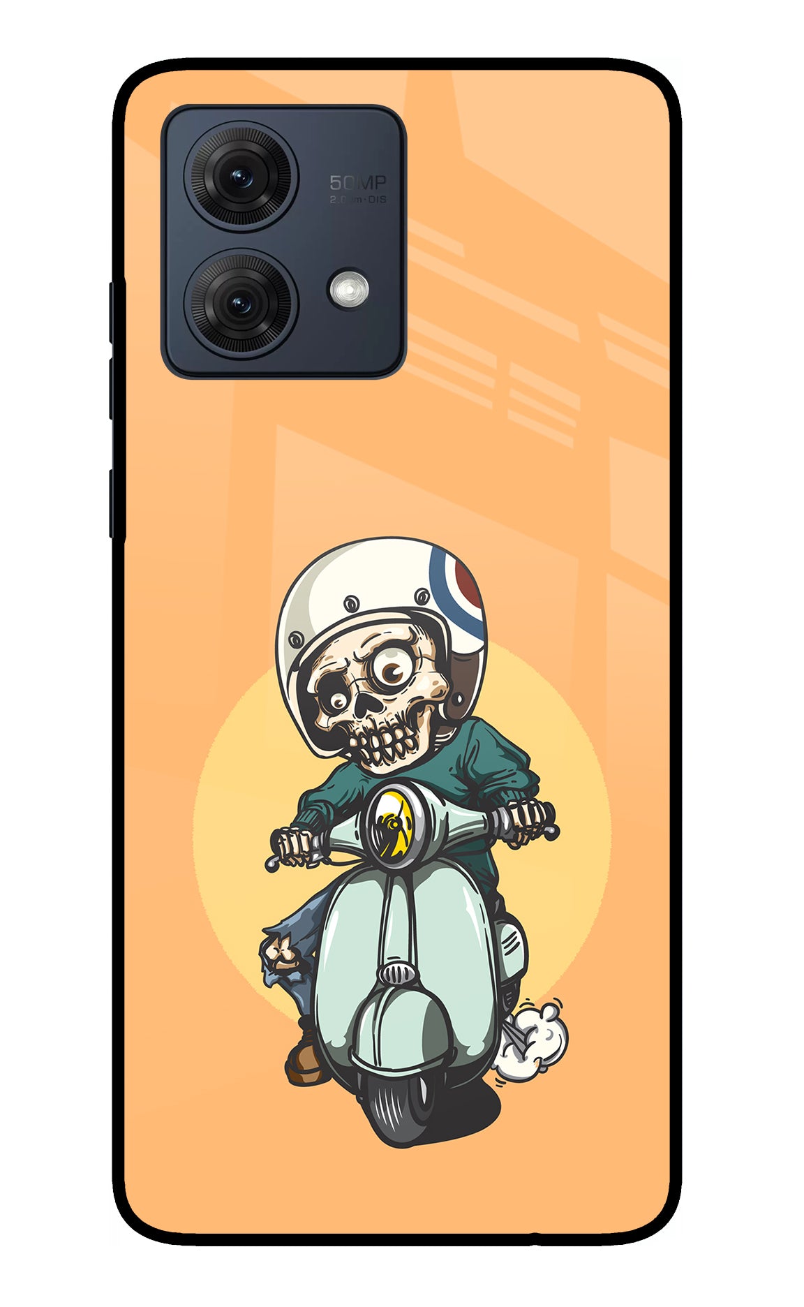 Undead Biker Moto G54 5G Glass Case