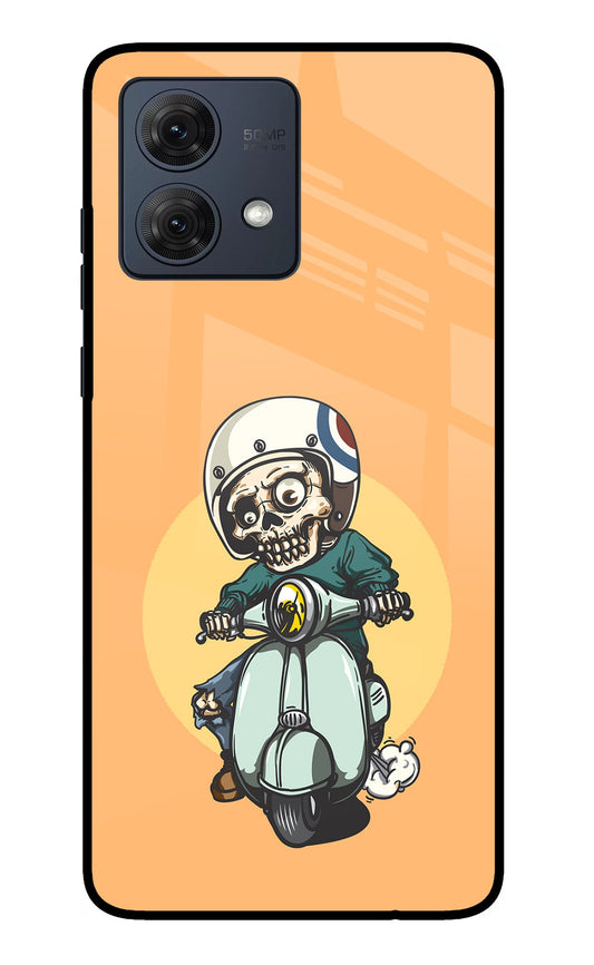 Undead Biker Moto G54 5G Glass Case