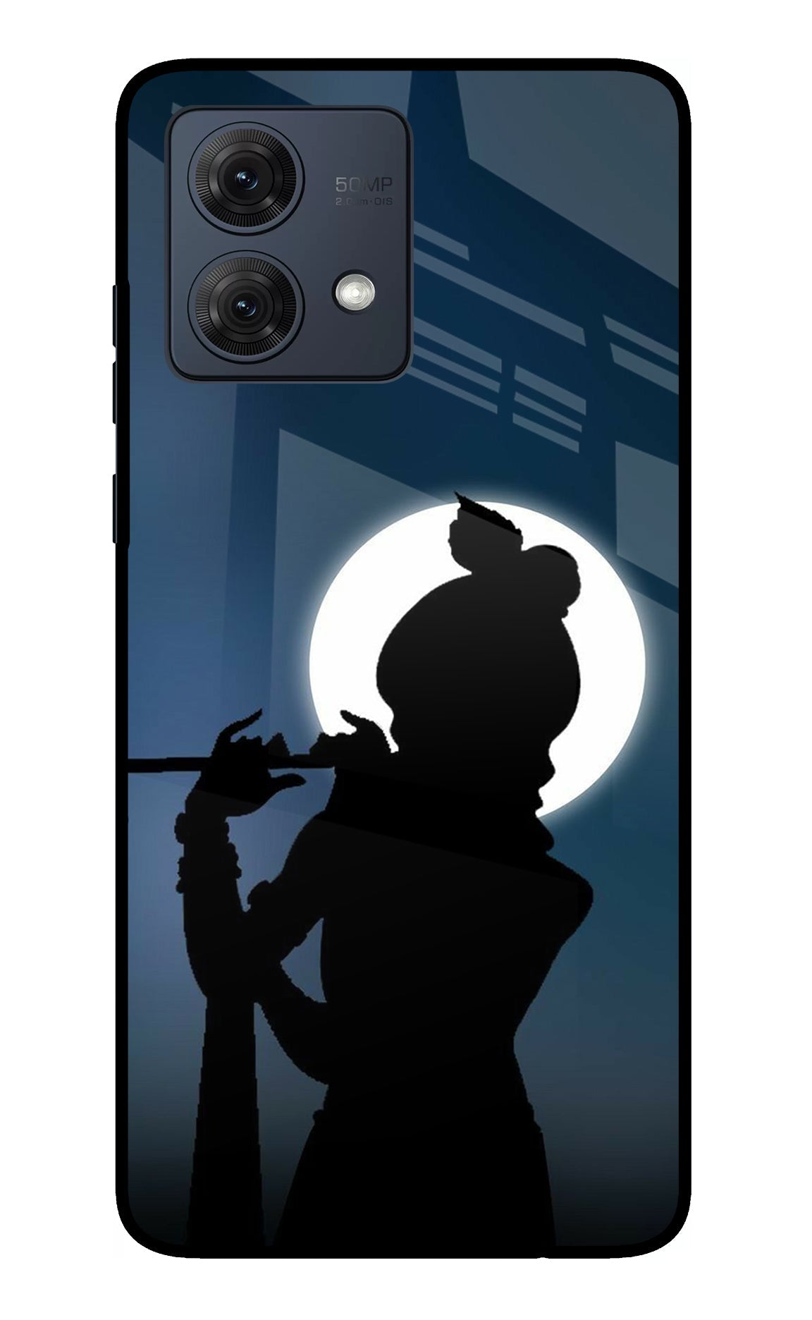 Shri Krishna Silhouette Moto G84 5G Back Cover