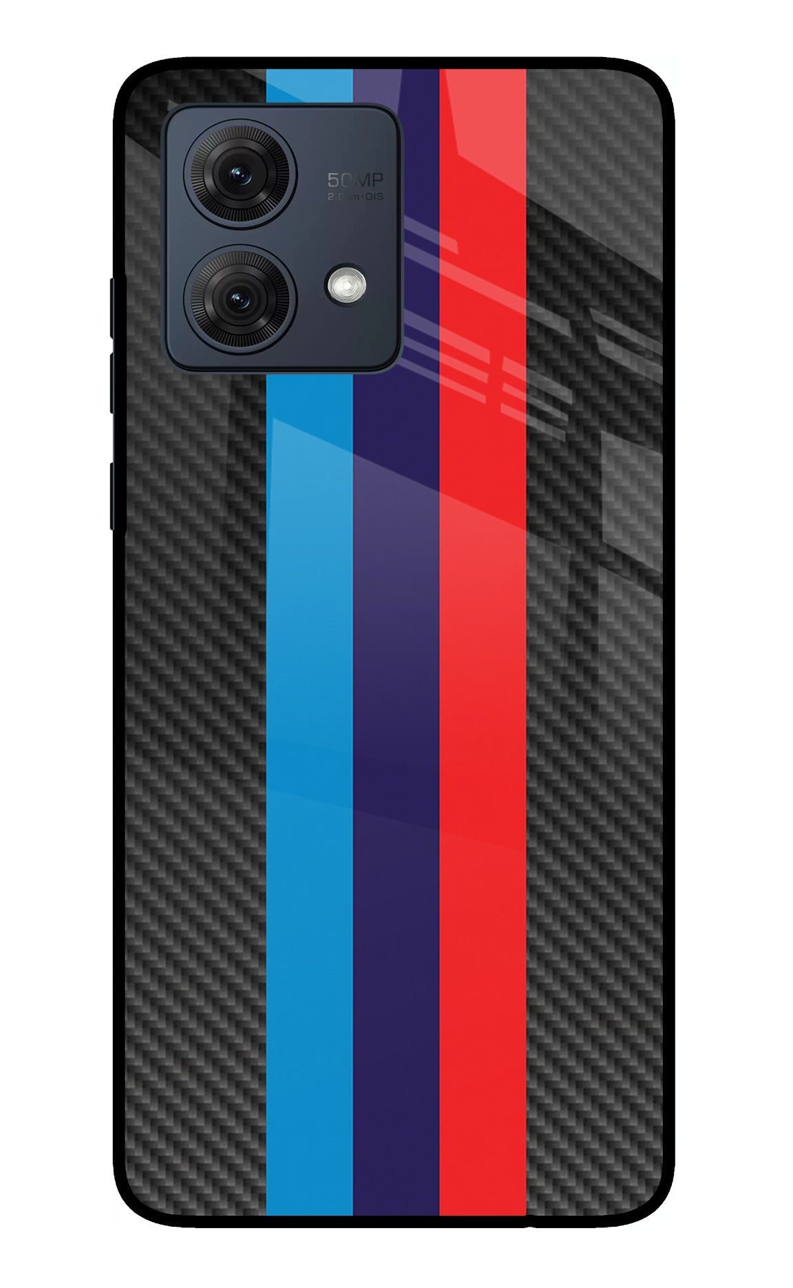 BMW Stripes Pattern Moto G84 5G Back Cover