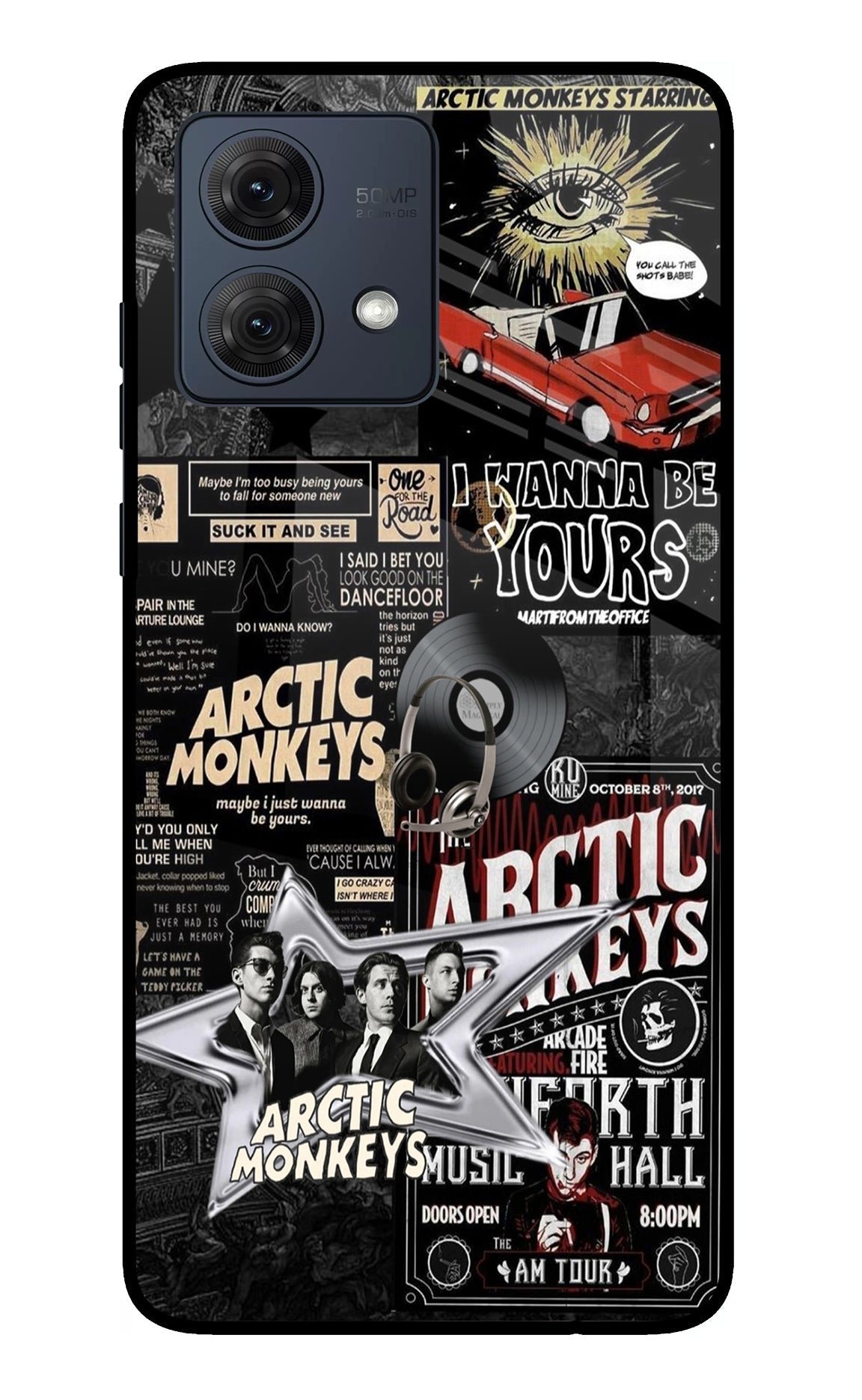 Arctic Monkeys Moto G84 5G Glass Case