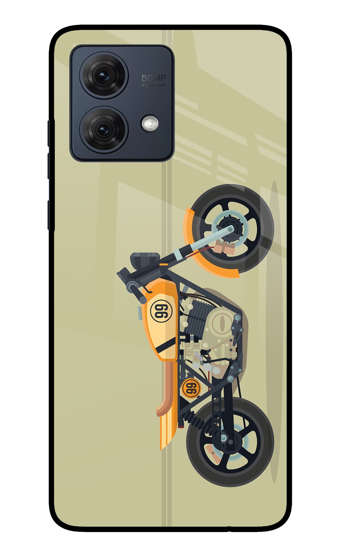 Vertical Speedster Moto G84 5G Glass Case