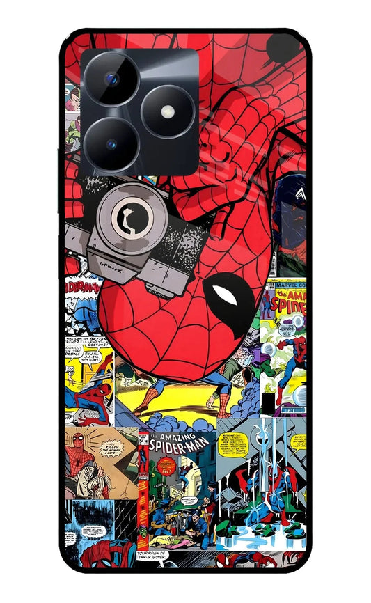 Spider Man Realme C53 Glass Case