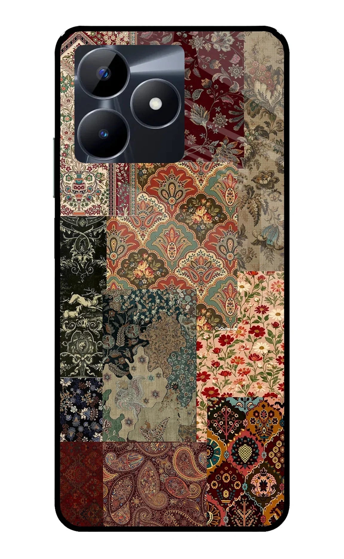 Desi Print Realme C53 Glass Case
