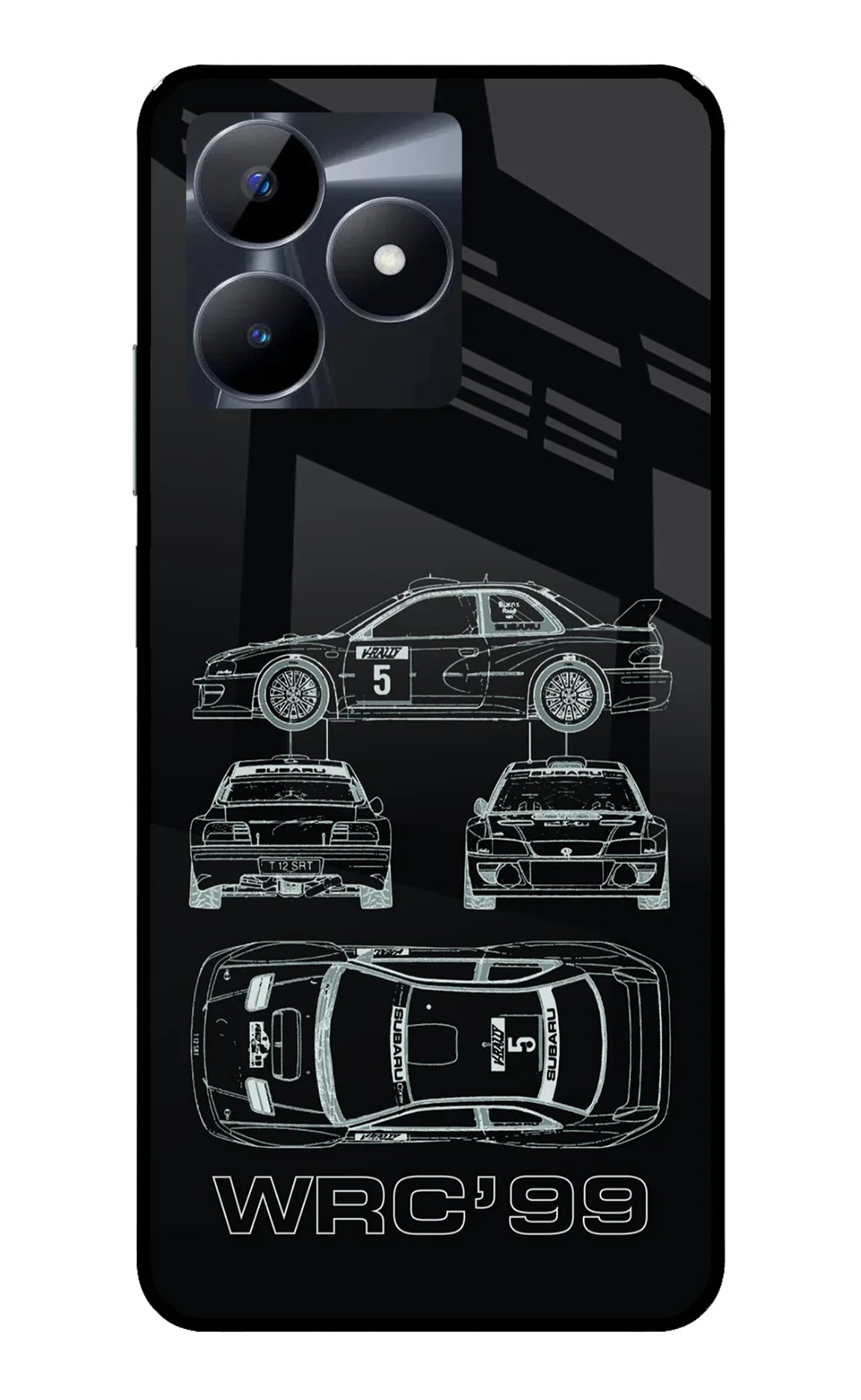 WRC'99 Realme C53 Glass Case