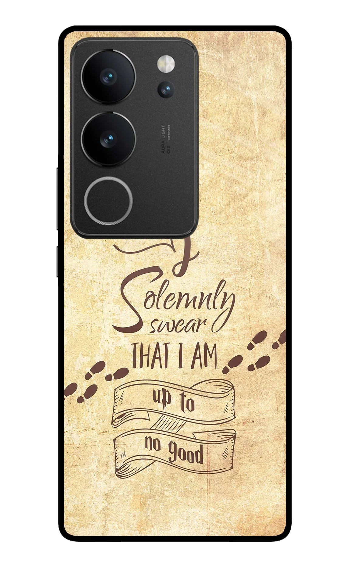 I Solemnly swear that i up to no good Vivo V29/V29 Pro Glass Case