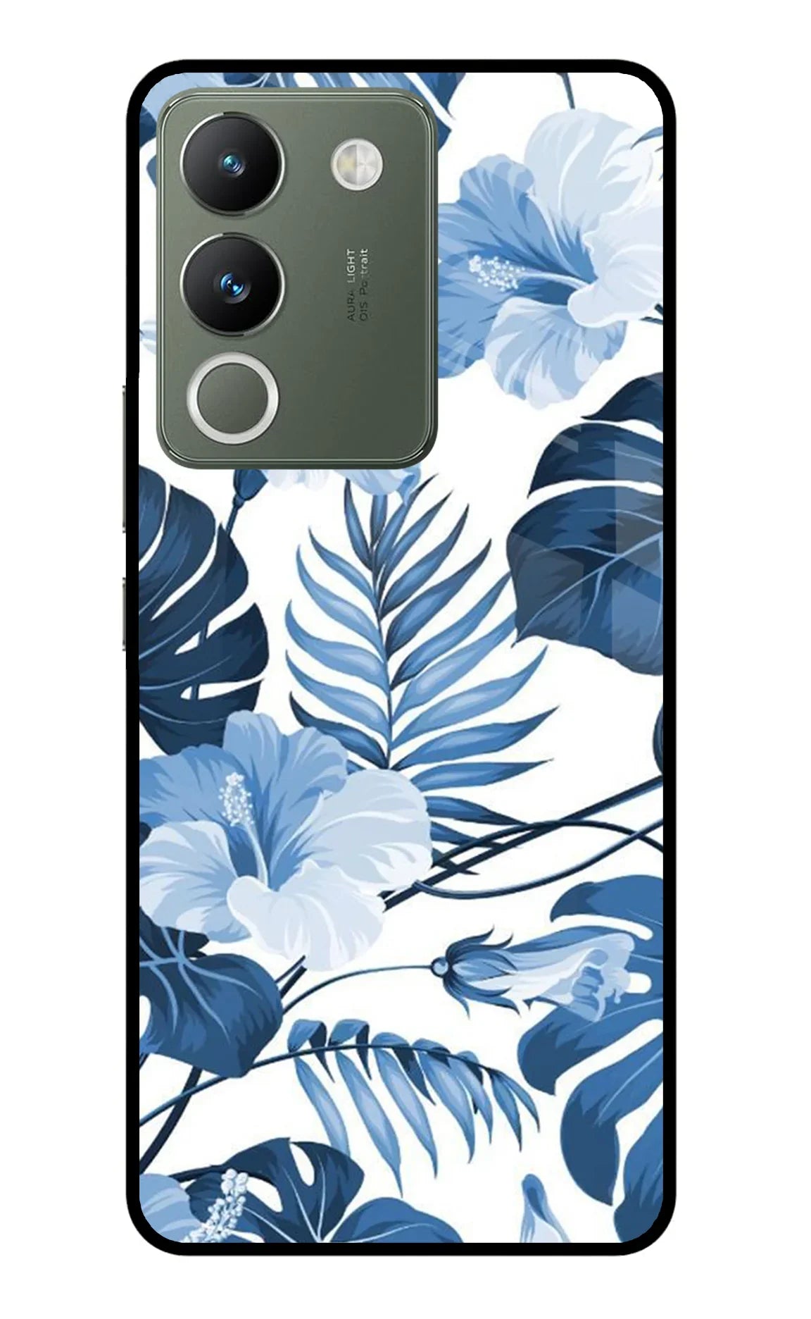 Fabric Art Vivo Y200 5G Glass Case