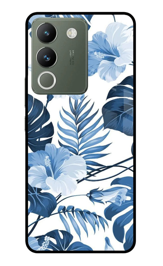 Fabric Art Vivo Y200 5G Glass Case