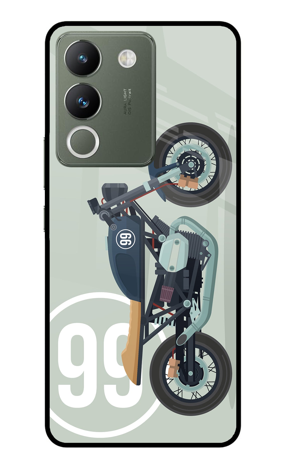 Classic Cafe Racer 99 Vivo Y200 5G Back Cover