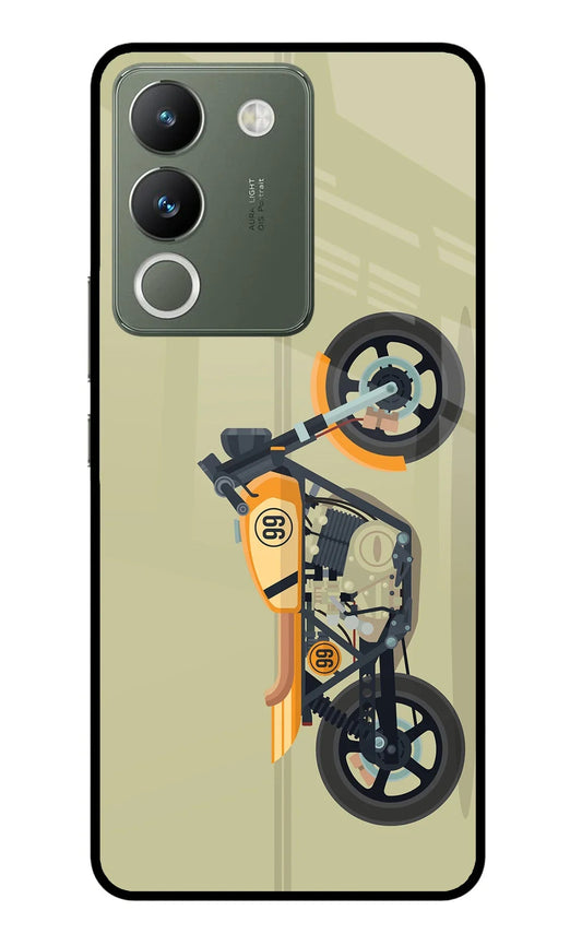 Vertical Speedster Vivo Y200 5G Glass Case