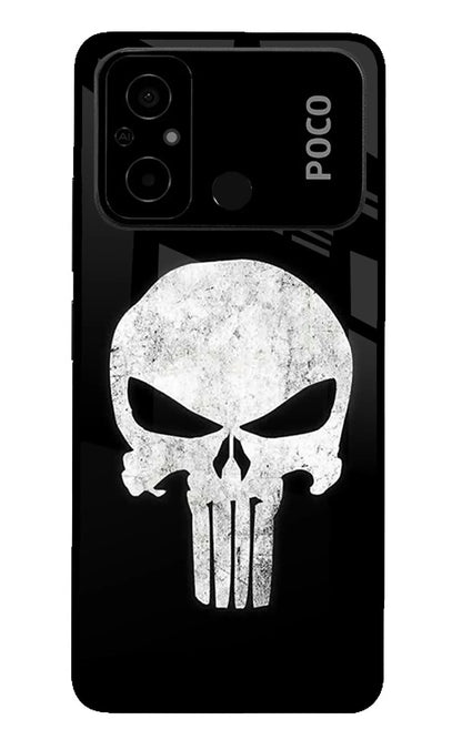 Punisher Skull Poco C55 Back Cover