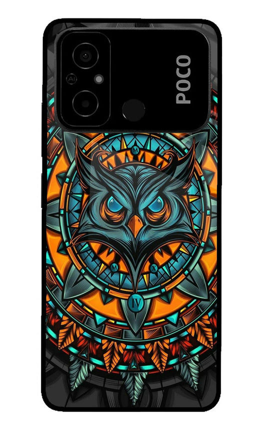 Angry Owl Art Poco C55 Back Cover