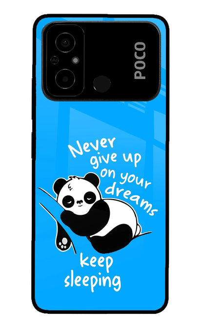 Keep Sleeping Poco C55 Back Cover