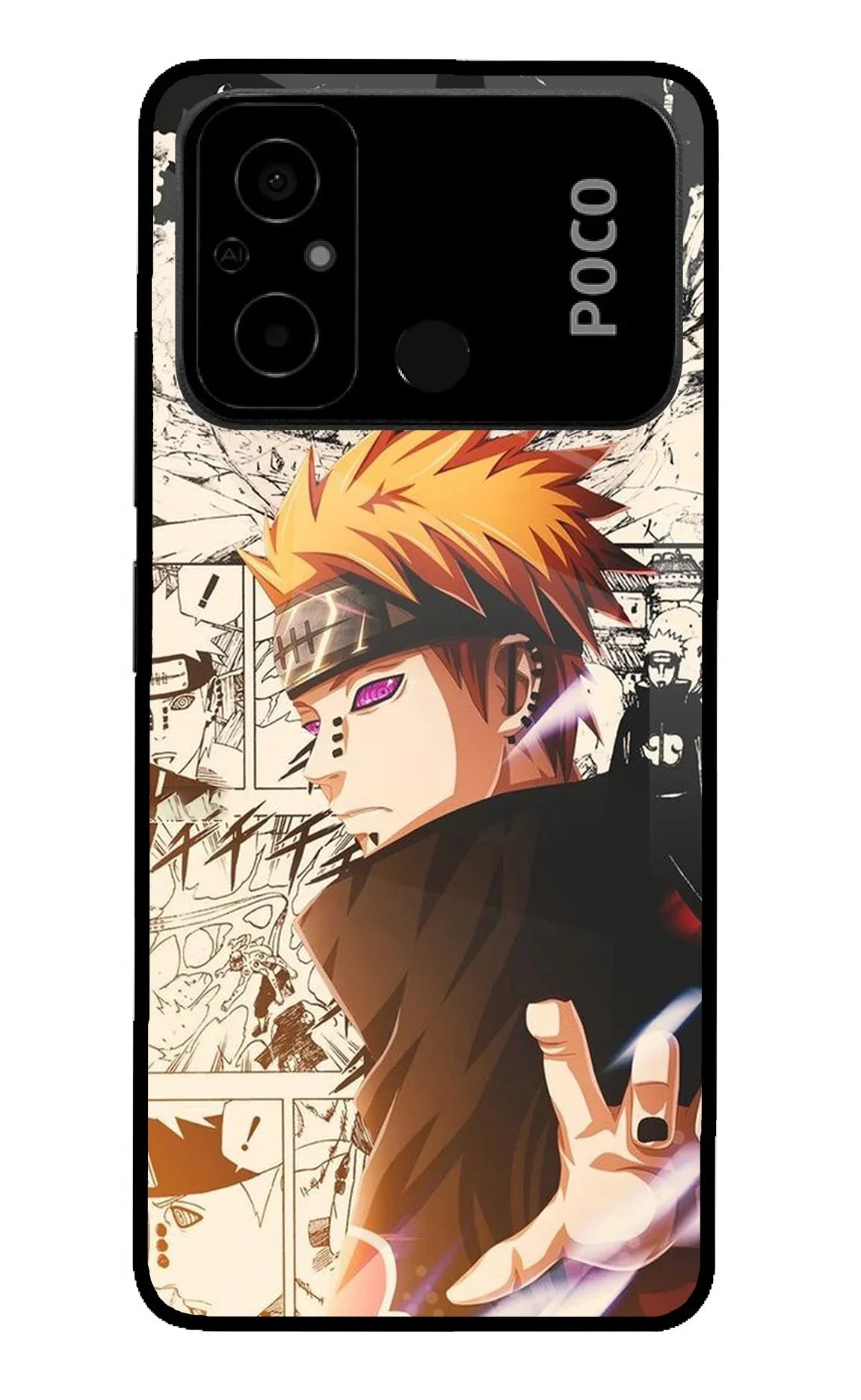 Pain Anime Poco C55 Back Cover
