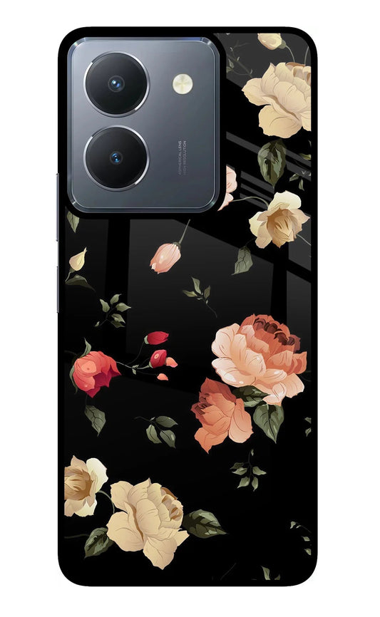 Flowers Vivo Y36 Back Cover